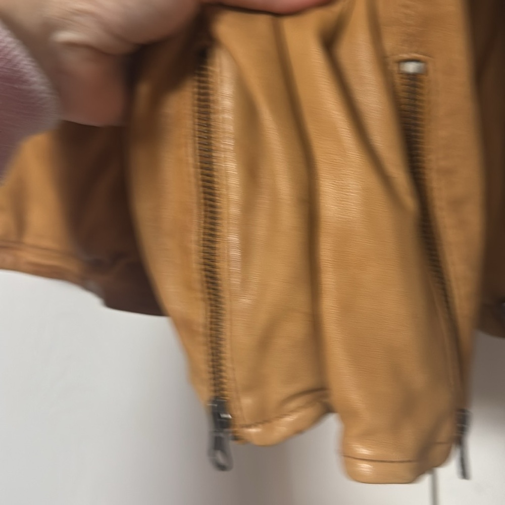 Free People Embellished Leather Jacket 12 - Picture 8 of 15